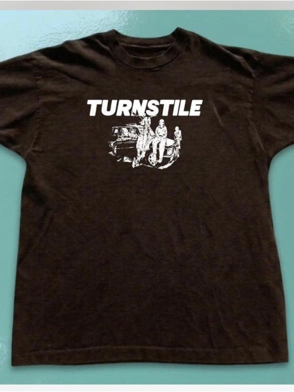 Gildan Black Turnstile Graphic Short Sleeve Tee